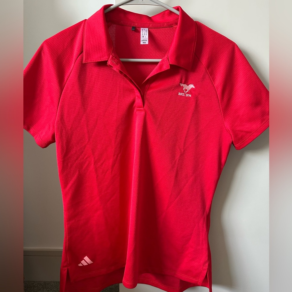 Adidas Women’s Red Golf Polo Shirt